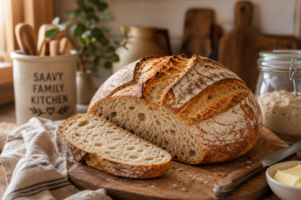 homemade sourdough bread