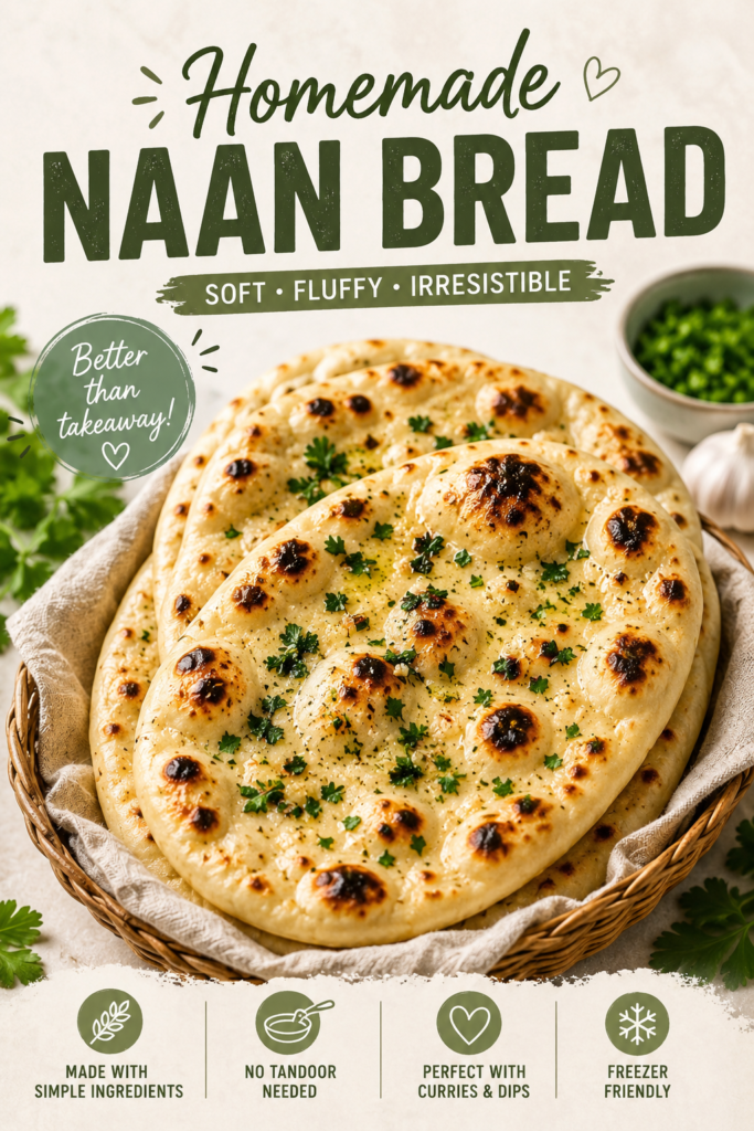 naan bread that is soft and fluffy