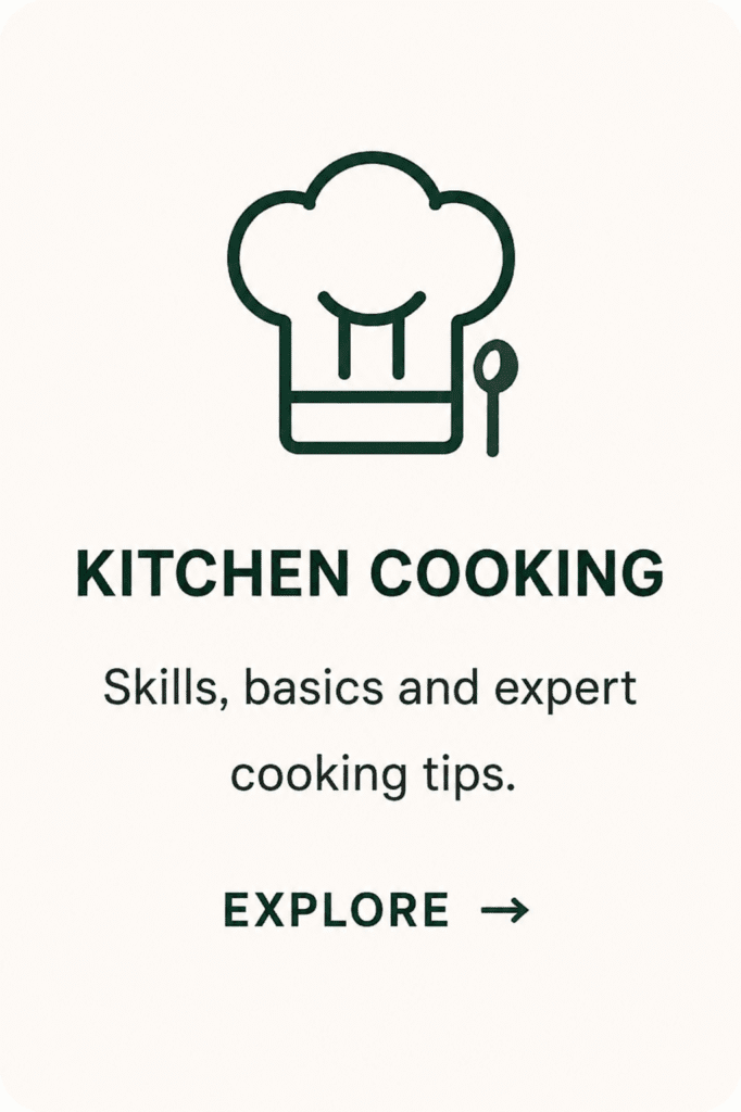 kitchen cooking hub button