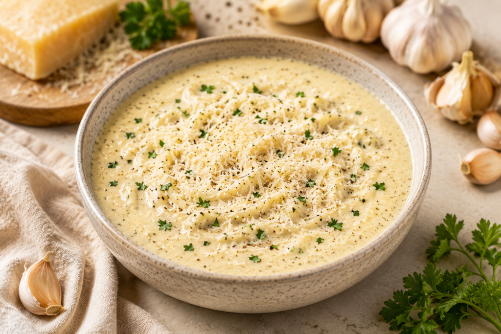 Garlic Parmesan Pasta Sauce