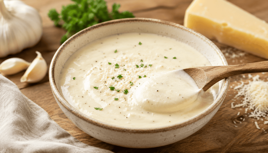 homemade Alfredo Sauce for pasta