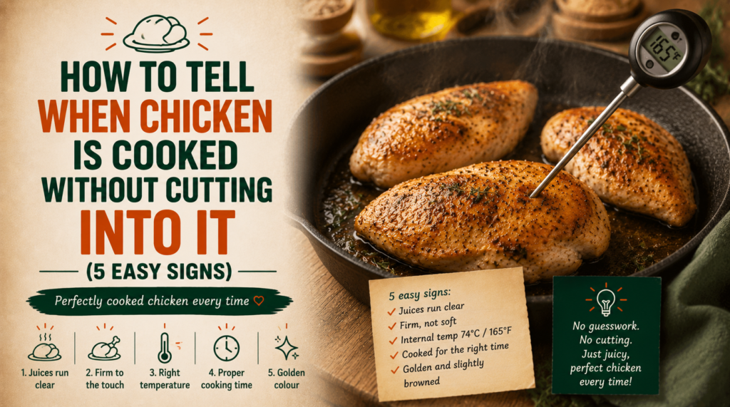 learn when chicken is cooked