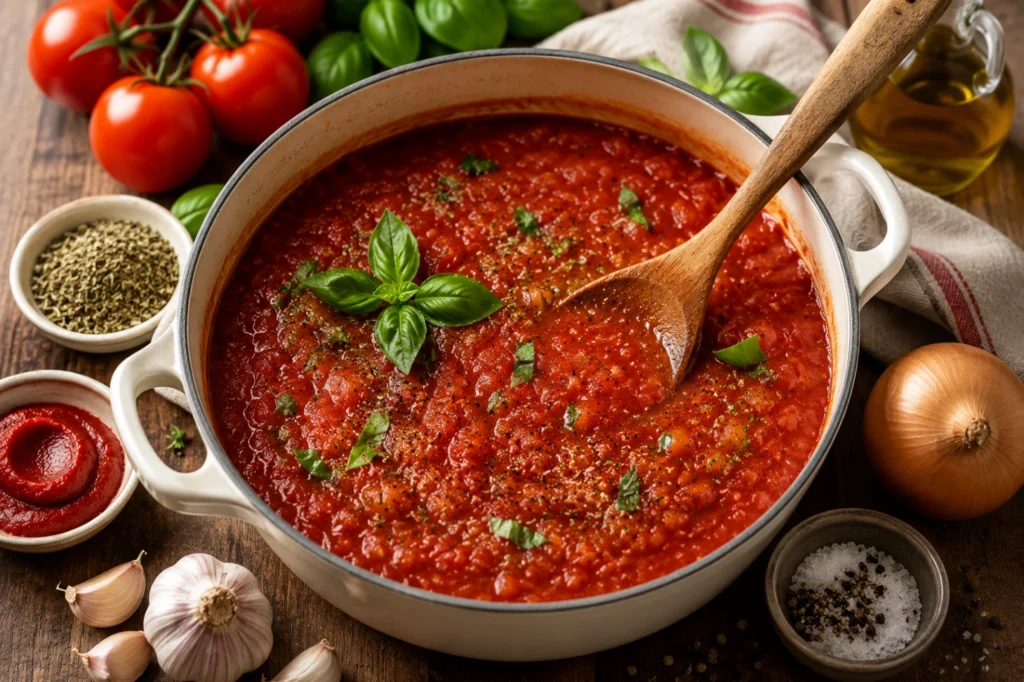 Easy Homemade Tomato Pasta Sauce