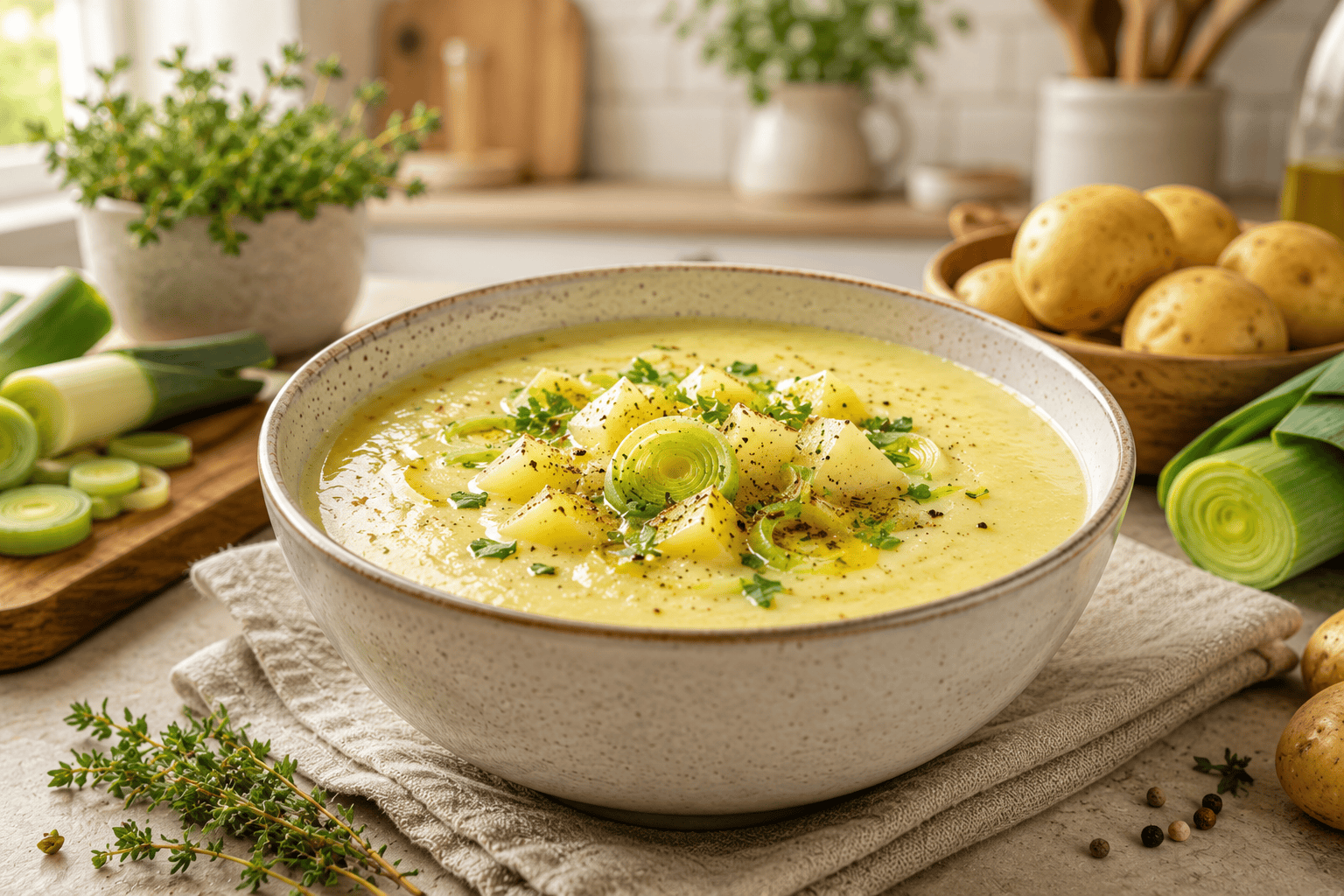 potato and leek soup