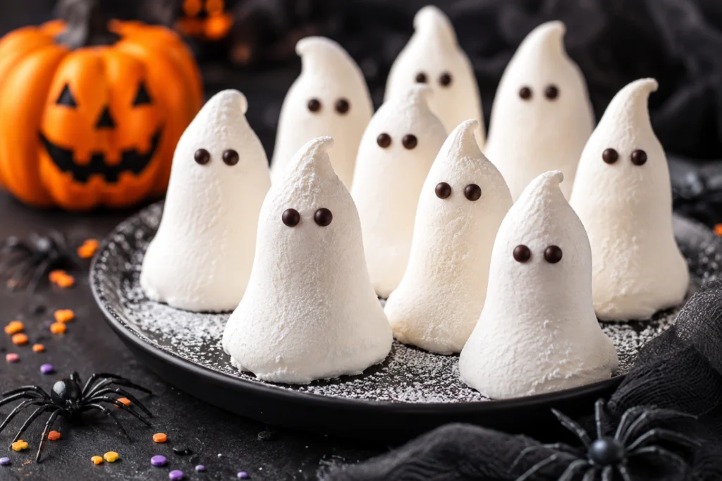 Easy Homemade Ghost Marshmellows